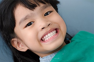 Relaxed little boy under dental sedation for children