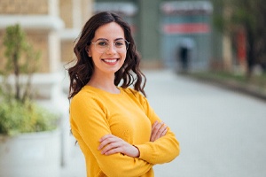 Confident woman enjoying the benefits of gum recontouring