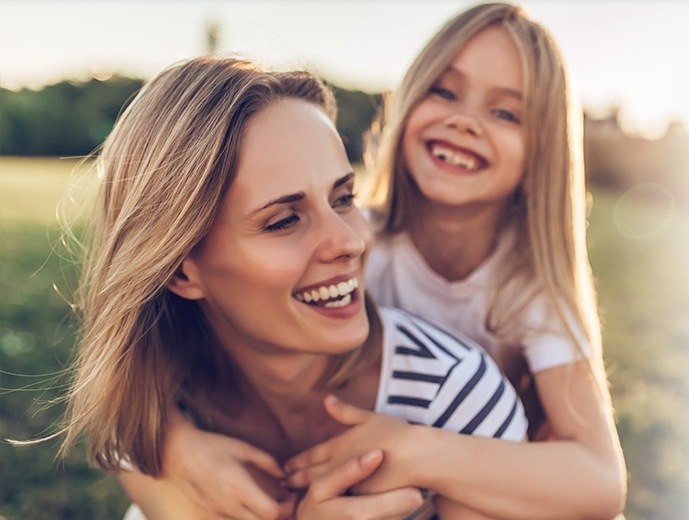 smiling family