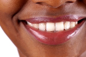 Closeup of healthy smile